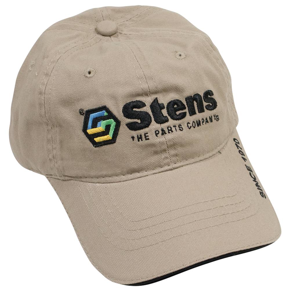 Stens Hat Khaki with colored logo / 051-188