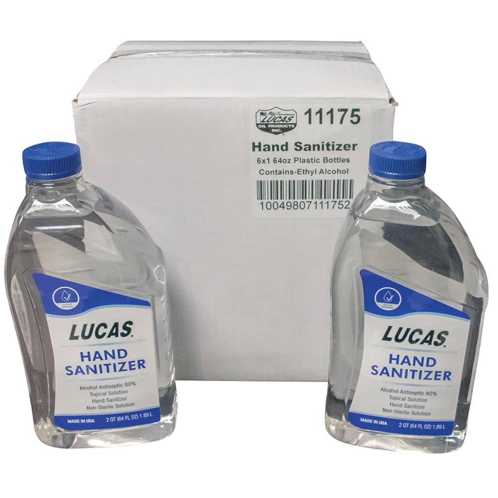 Stens Lucas Oil Hand Sanitizer Six 64 oz. bottles / 051-550