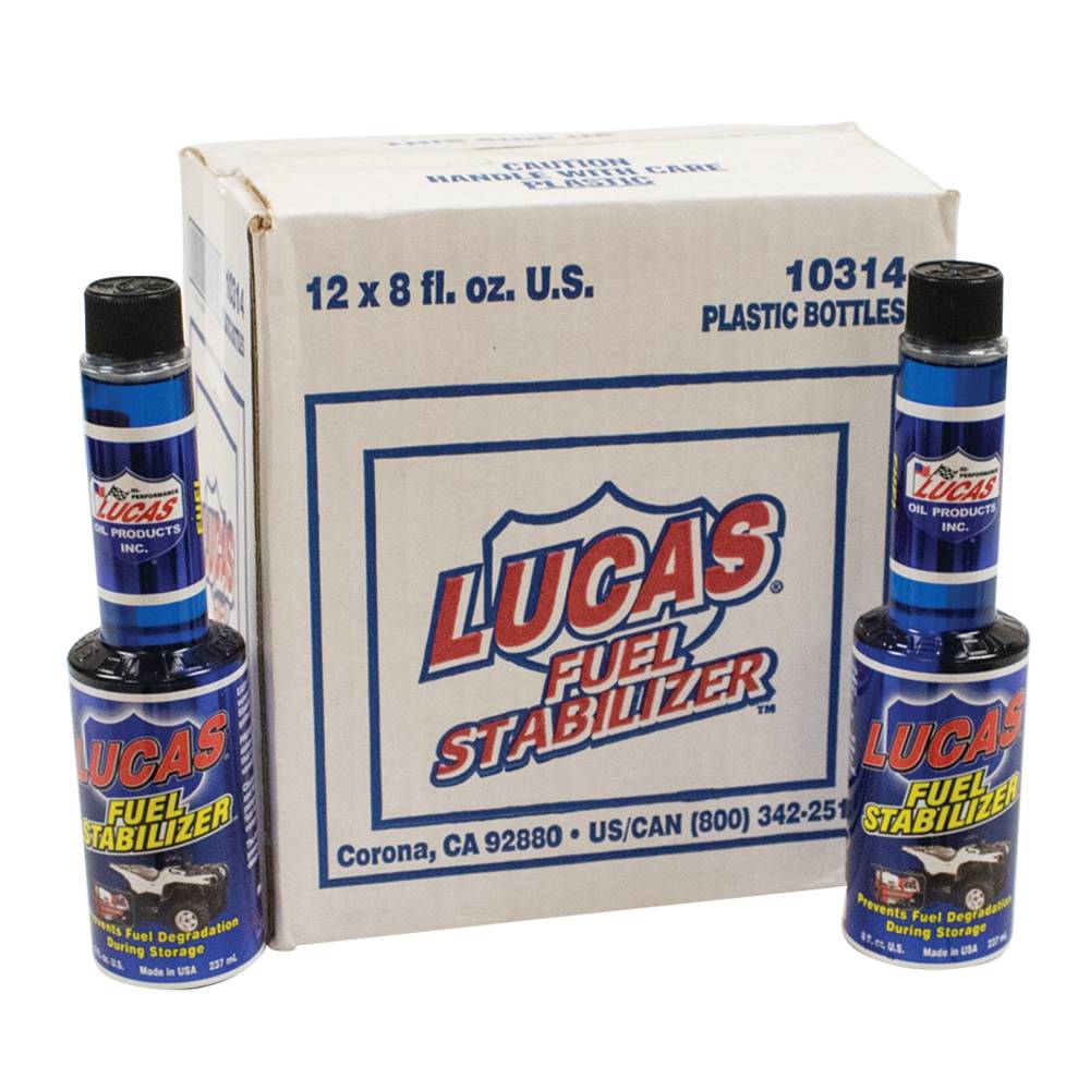 Lucas Oil Fuel Stabilizer Twelve 8 oz. Bottles / 051-579
