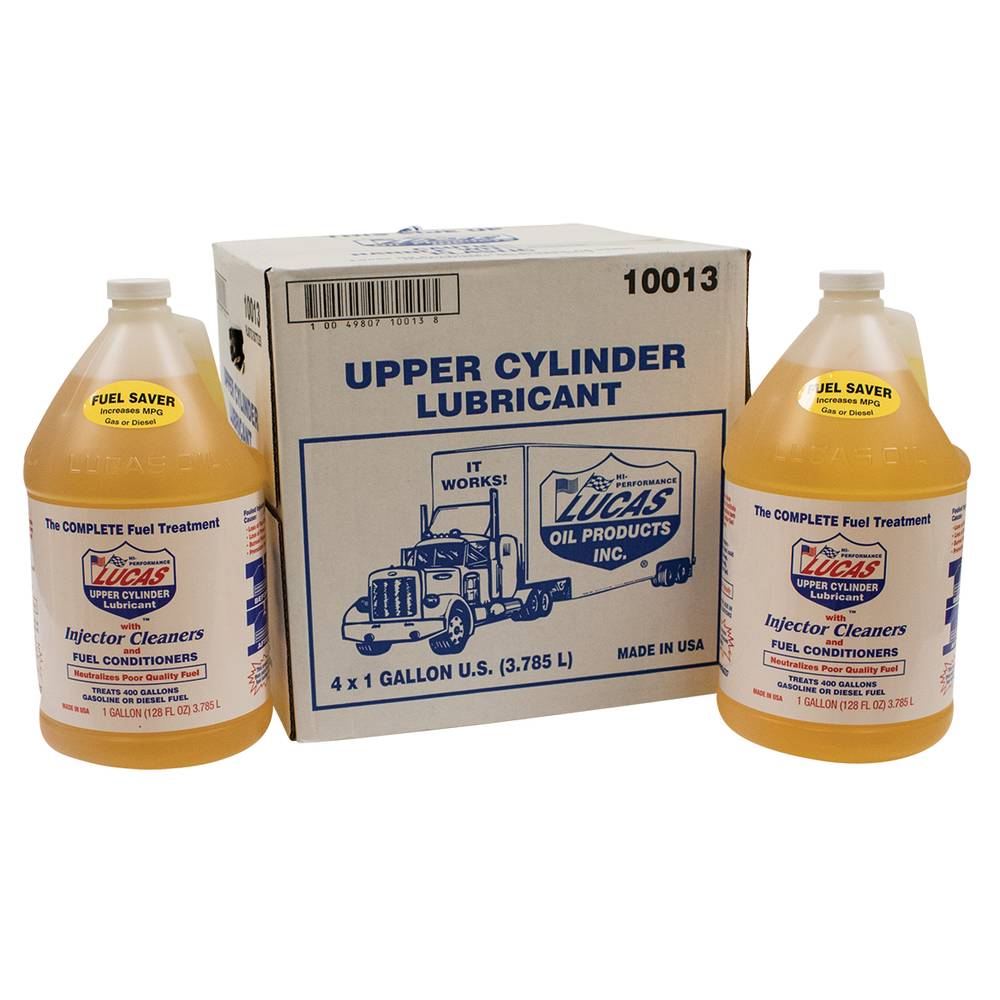 Lucas Oil Fuel Injector Cleaner Four 1 Gallon Bottles / 051-599