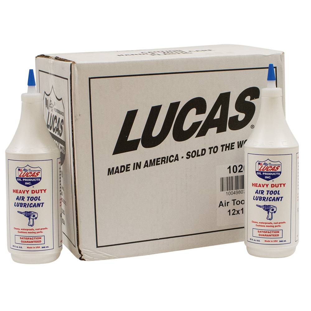 Lucas Oil Air Tool Lubricant for Twelve 32 oz. bottles / 051-601