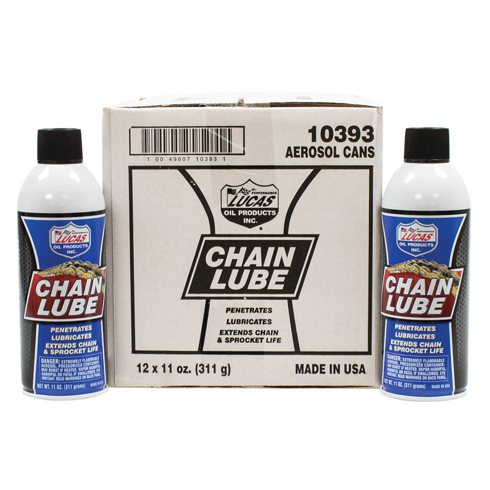 Lucas Oil Chain Lube for Twelve 11 oz. aerosol cans / 051-606