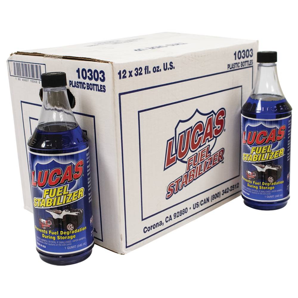 Lucas Oil Fuel Stabilizer Twelve 32 oz. Bottles / 051-641