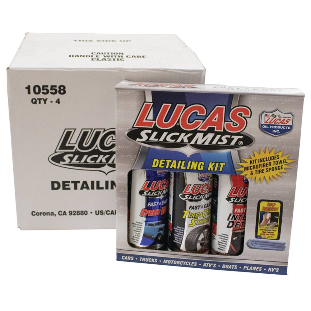 Lucas Oil Slick Mist Detail Kit for Case of 4 / 051-804