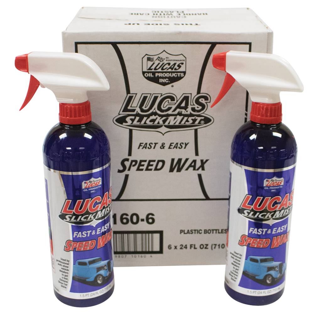 Lucas Oil Slick Mist Speed Wax for Six 24 oz. bottles / 051-852