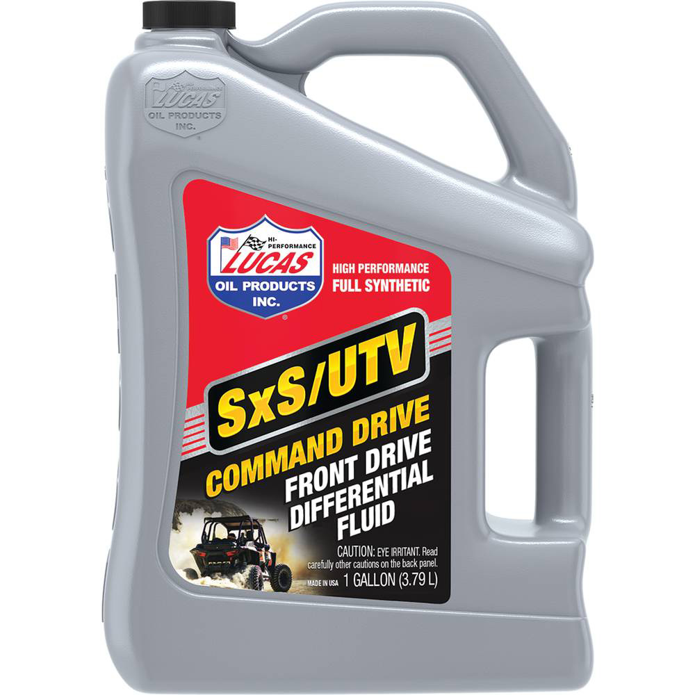 Lucas Oil Synthetic SxS Command Drive Front Differential Fluid For Four 1 Gallon Bottles / 051-954