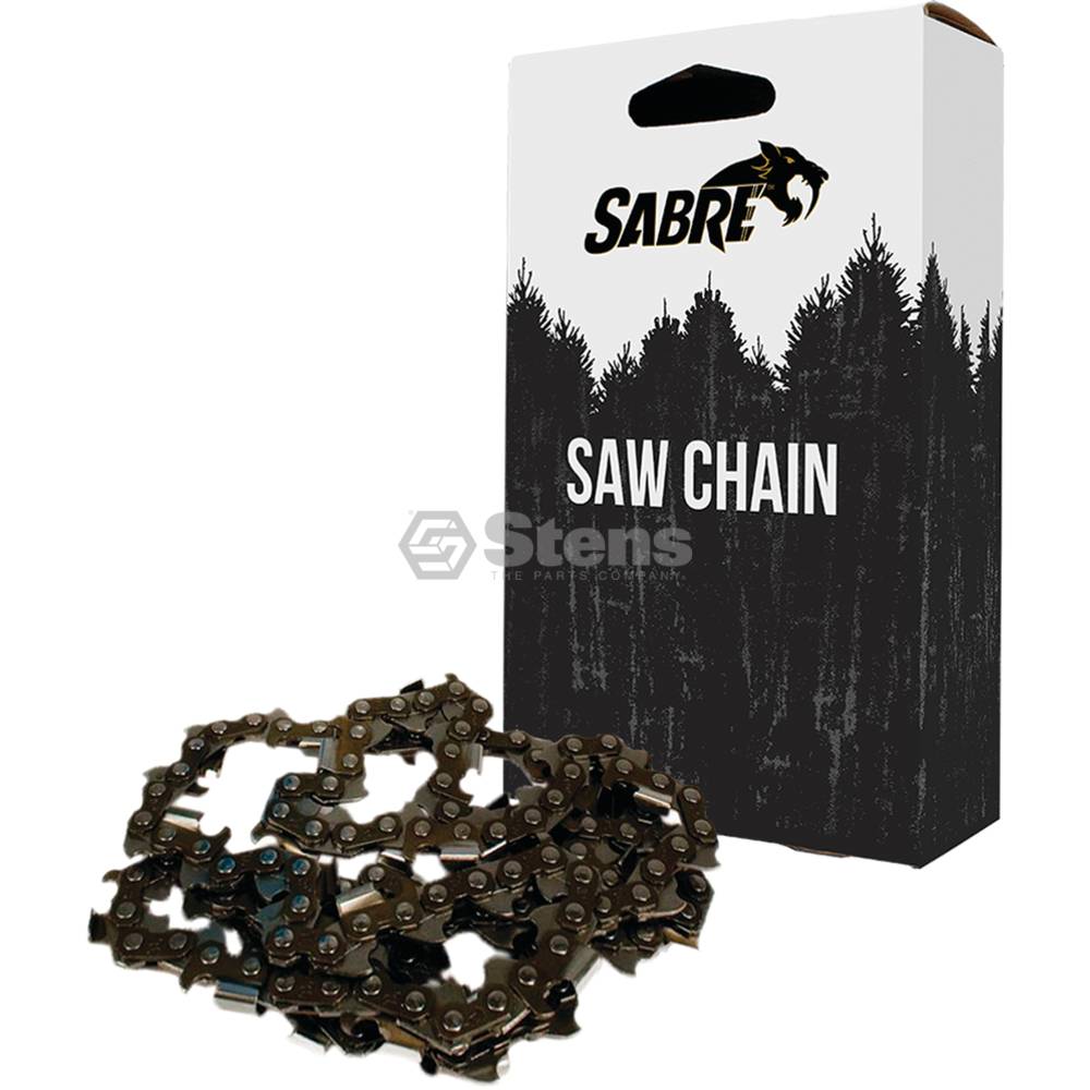 Sabre Chain Pre-Cut Loop 49 DL for 3/8" LP, .050", Semi-Chisel Reduced Kickback / 095-3496