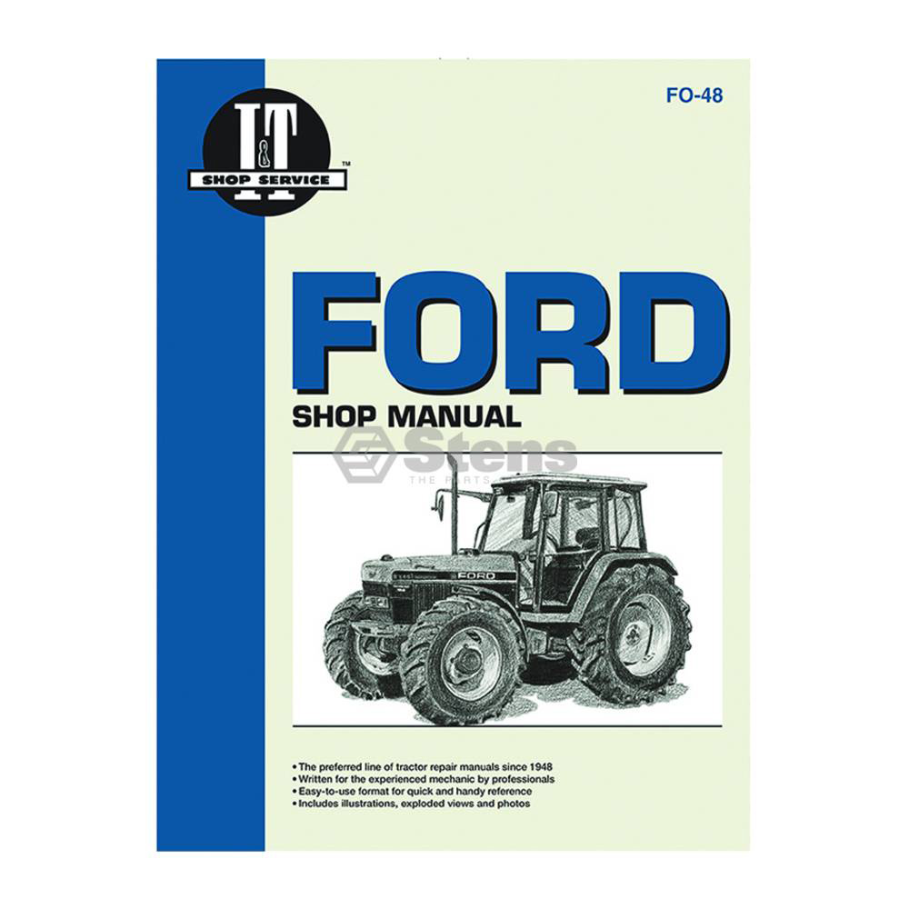 Stens Shop Manual For Ford/New Holland ITFO48 / 1115-2226