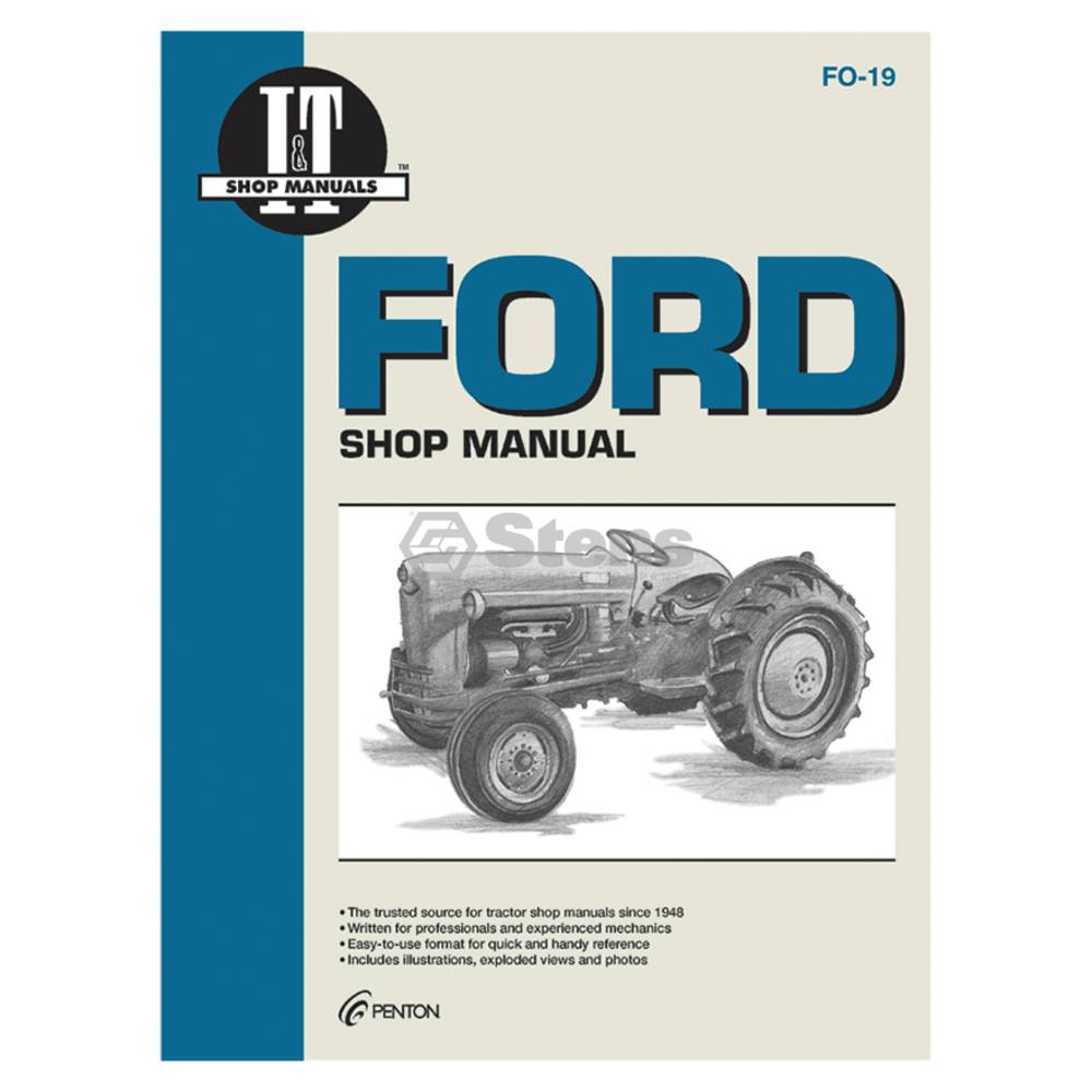 Stens Shop Manual for Ford/New Holland ITFO19 / 1115-2227