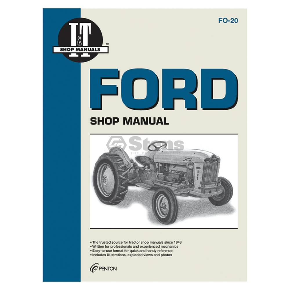 Stens Shop Manual for Ford/New Holland ITFO20 / 1115-2228