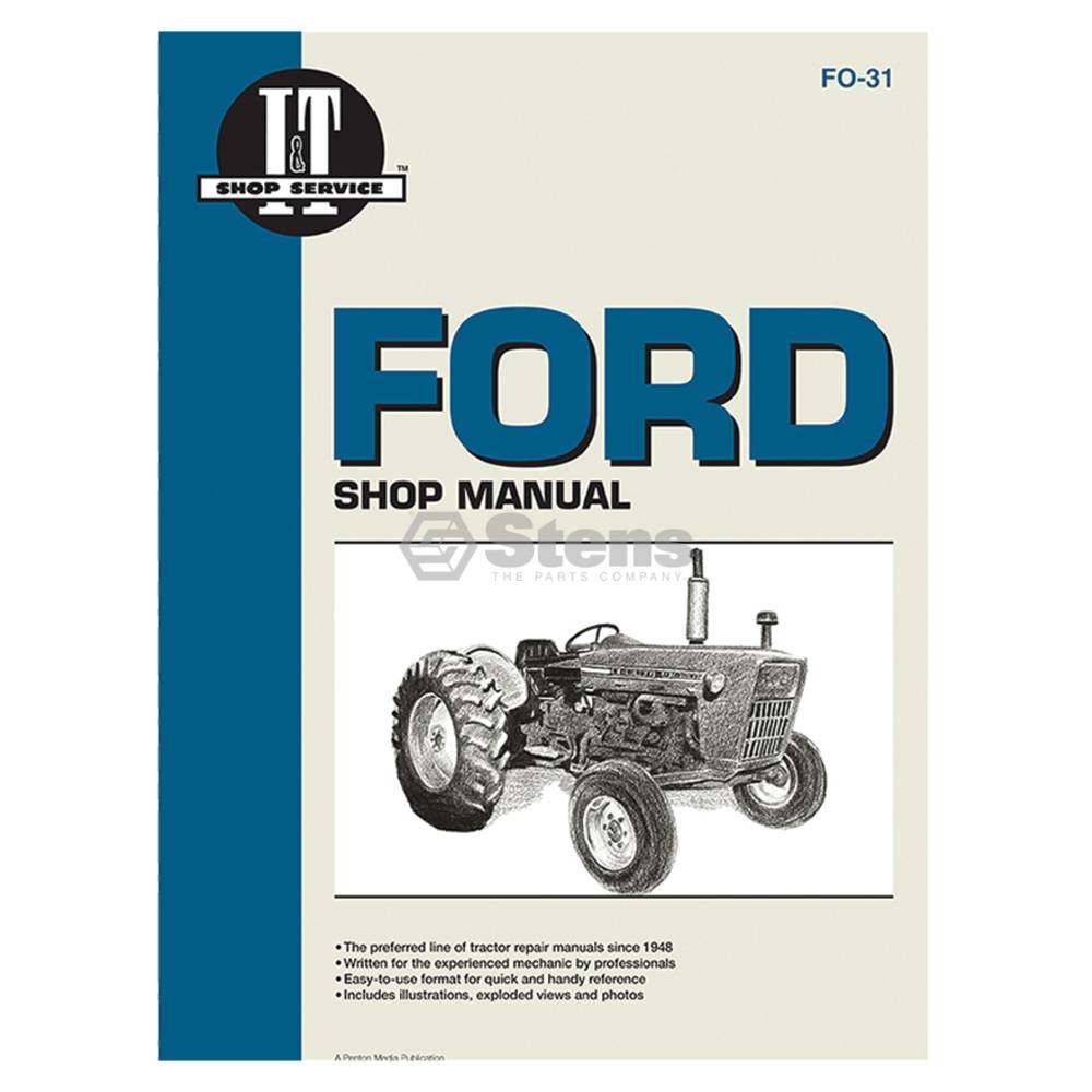 Stens Shop Manual for Ford/New Holland FO31 / 1115-2229