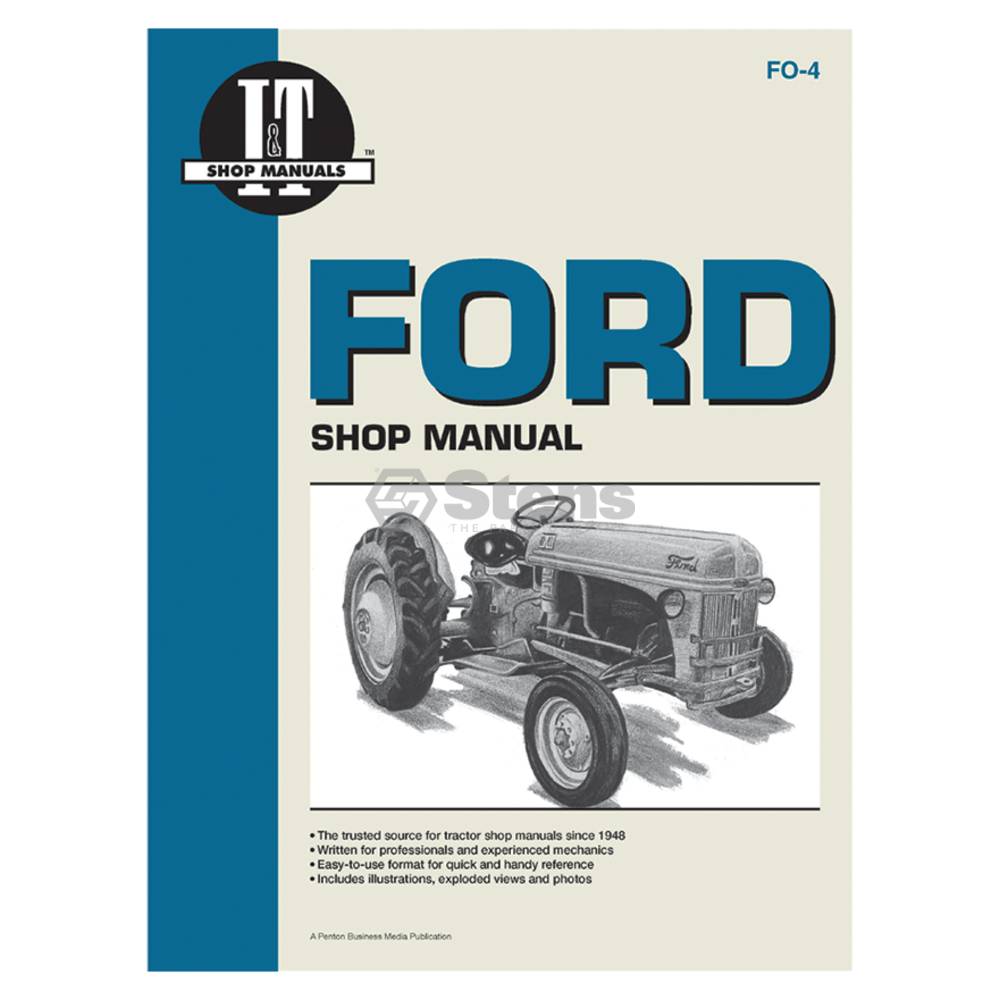 Stens Shop Manual for Ford/New Holland ITFO4 / 1115-2235