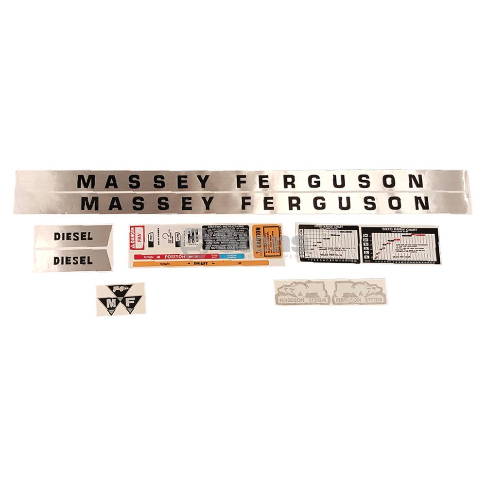 Stens Decal Set For Massey Ferguson DKMF135D / 1215-1017