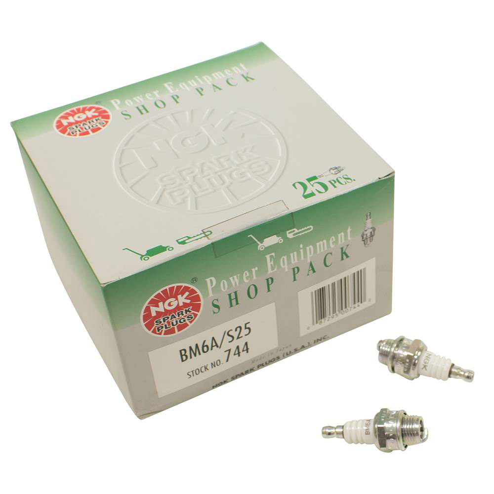 Spark Plug for Shop Pack NGK 744/BM6AS25 / 130-978