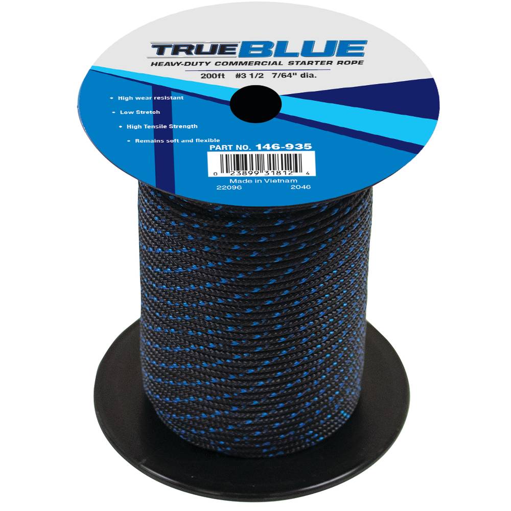 200' True Blue Starter Rope #3-1/2 Soild Braid / 146-935