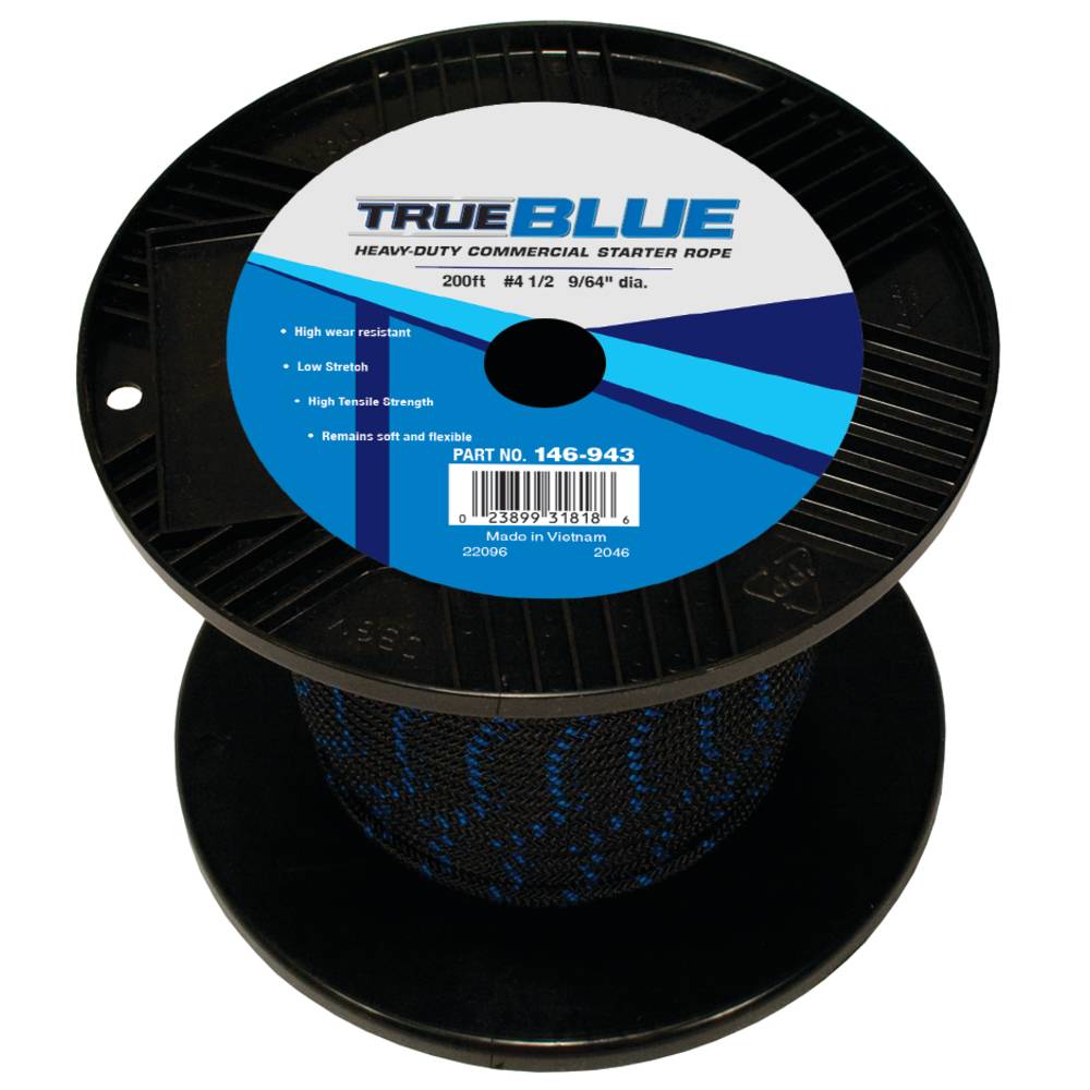 TrueBlue 200' Starter Rope #4-1/2 Solid Braid / 146-943