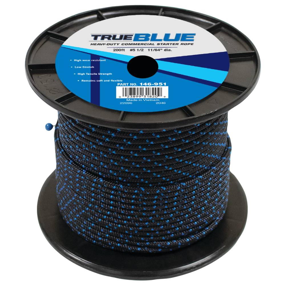 TrueBlue 200' Starter Rope #5-1/2 Solid Braid / 146-951