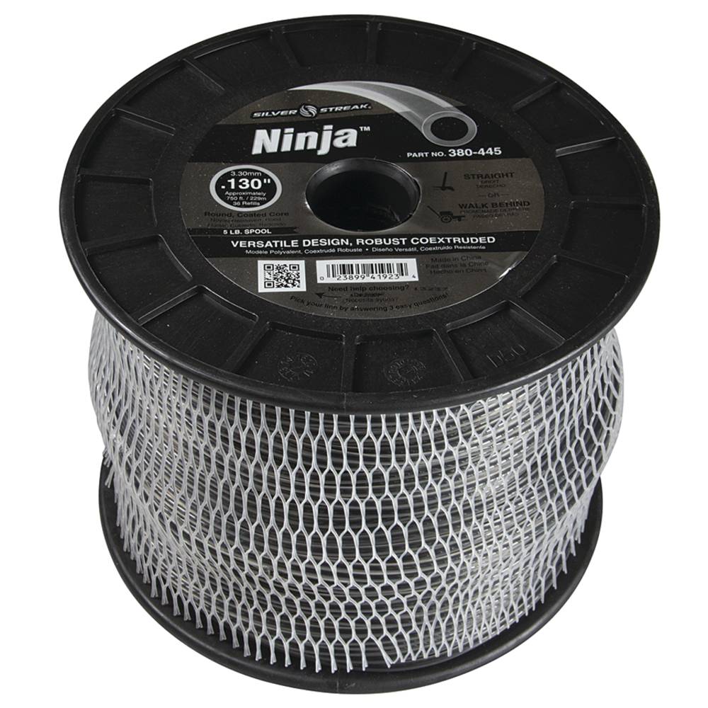 Silver Streak Ninja Trimmer Line .130 5 lb. Spool / 380-445