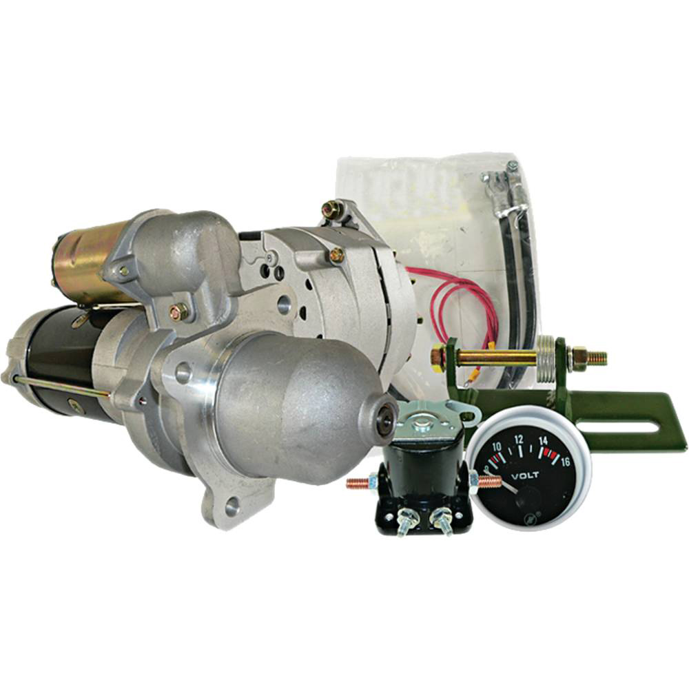 J&N Electrical Products Alternator & Starter Conversion Kit for JD 24V to 12V Conv / 400-14197
