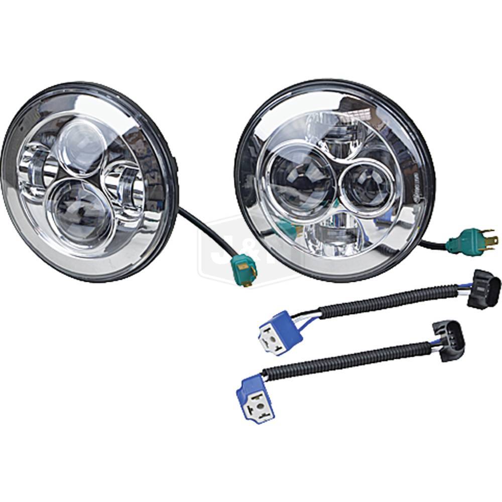 J&N Electrical Products 7" Round Headlight C / 550-12019
