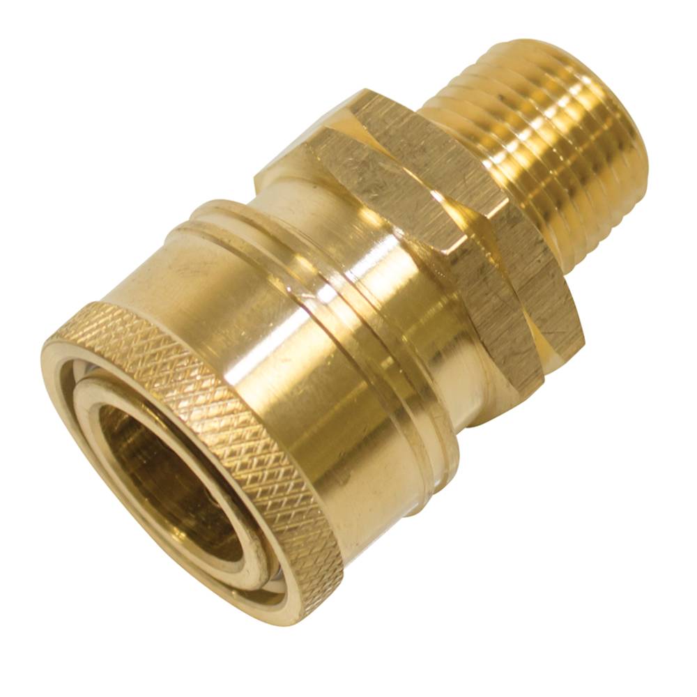 Quick Coupler Socket 3/8" Male Brass / 758-902