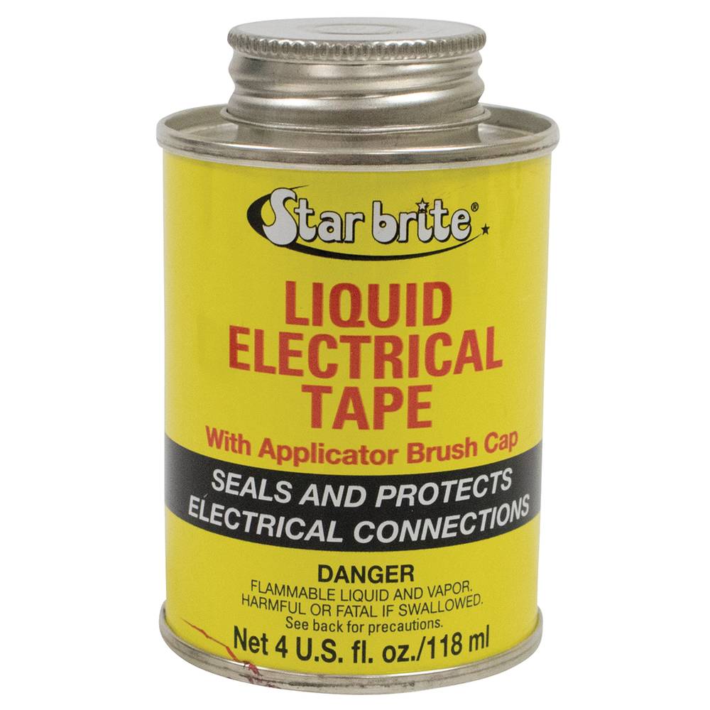 Star brite Liquid Electrical Tape for 4 oz. can, Red color / 770-036
