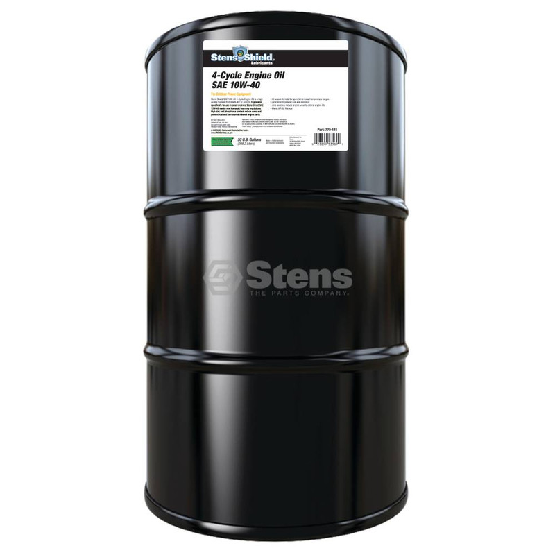 Stens Shield 4-Cycle Engine Oil for SAE 10W-40, 55 Gallon Drum / 770-141