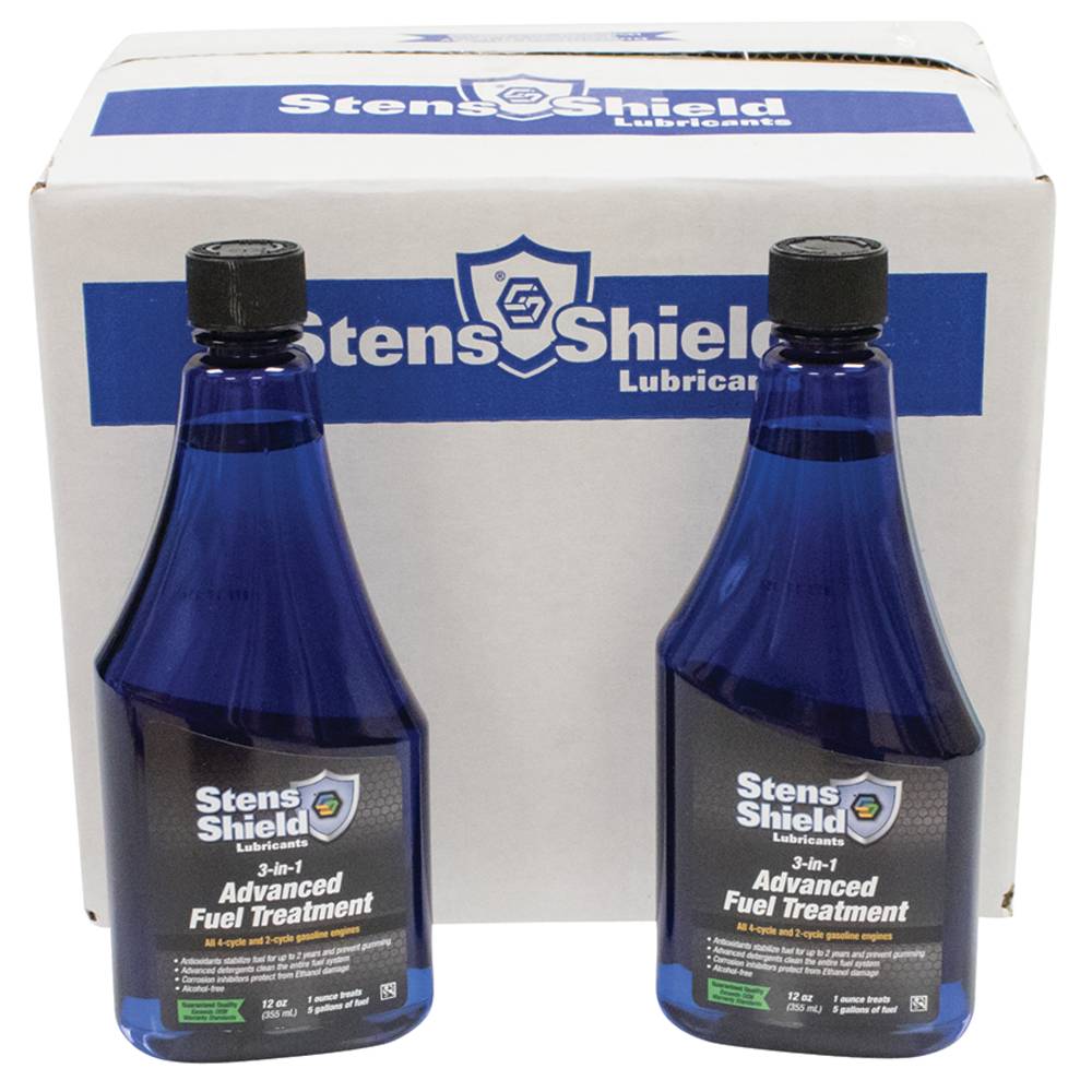Stens Shield 3-in-1 Advanced Fuel Treatment Twelve 12 oz. bottles / 770-742