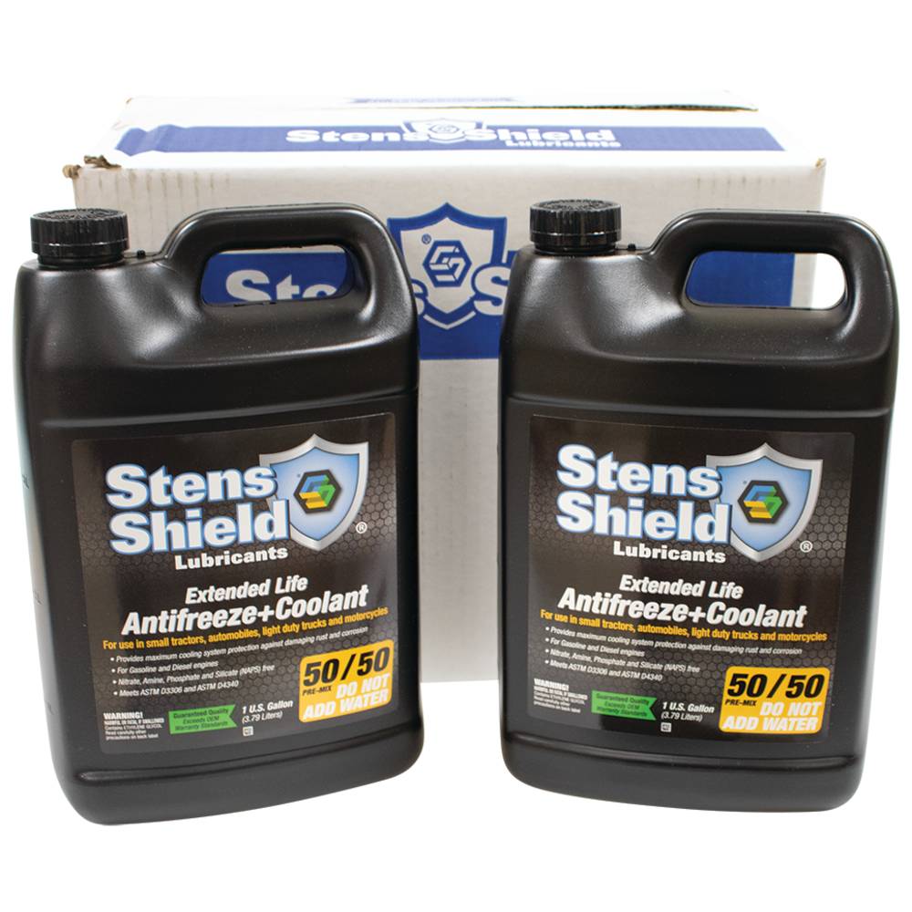 Stens Shield Antifreeze 50/50 Pre-Mix Antifreeze, Four 1 gallon bottles / 770-744