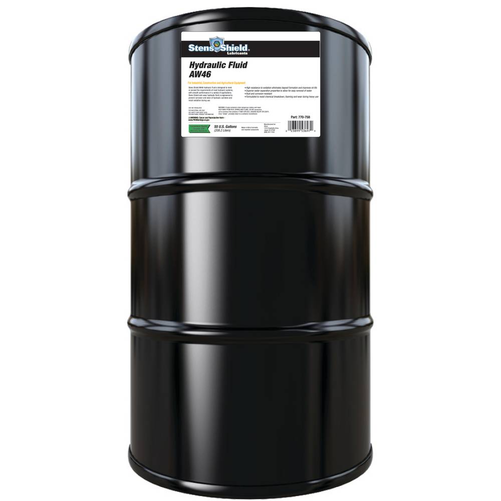 Stens Shield Hydraulic Fluid AW46, 55 gallon drum / 770-758