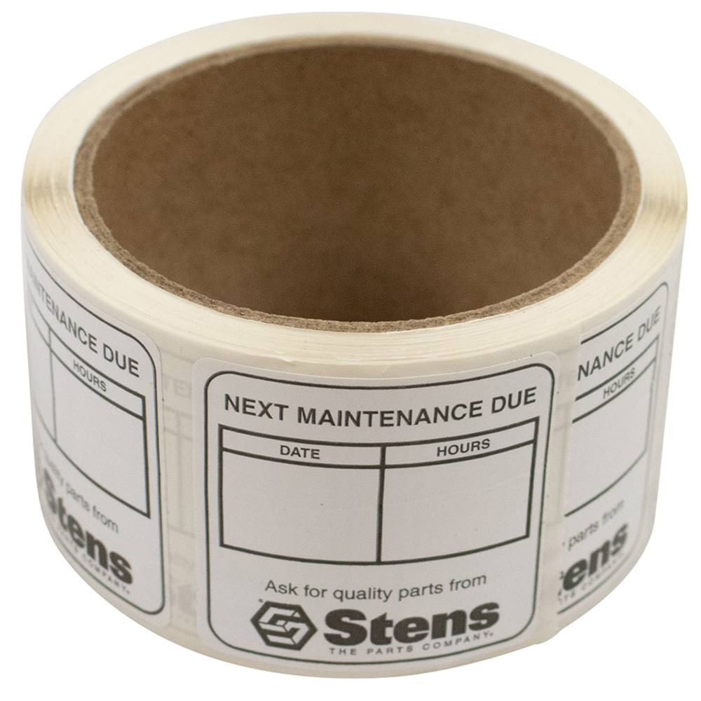 Stens Maintenance Reminder Labels / 051-141