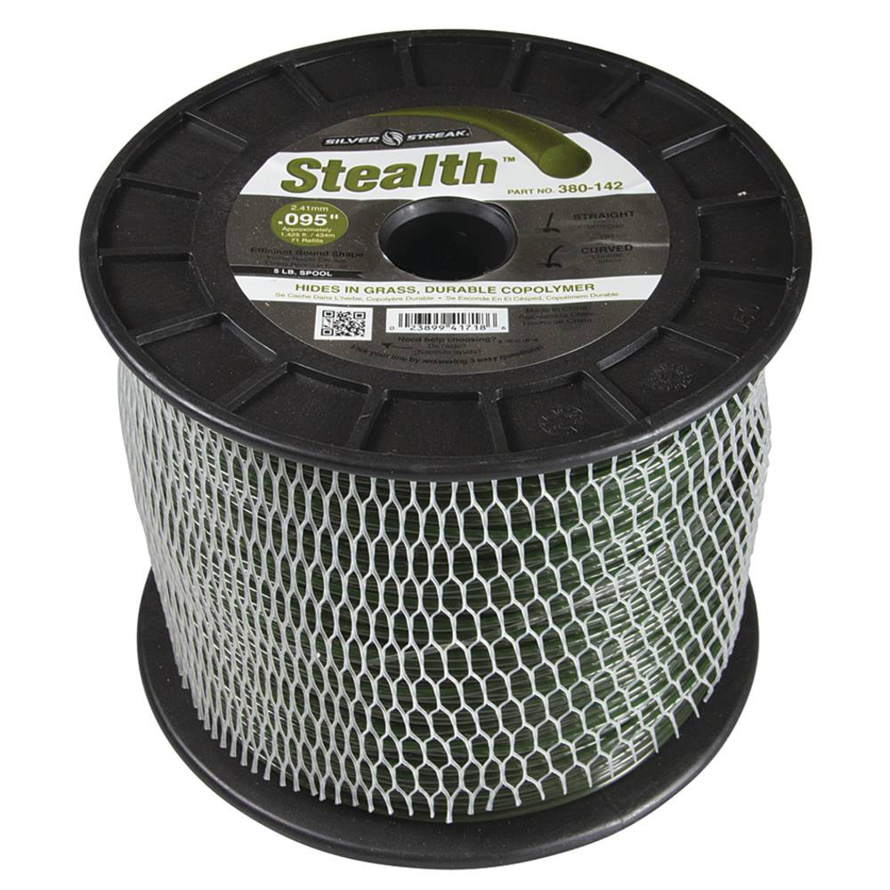 Silver Streak Stealth Trimmer Line .095 5 lb. Spool / 380-142