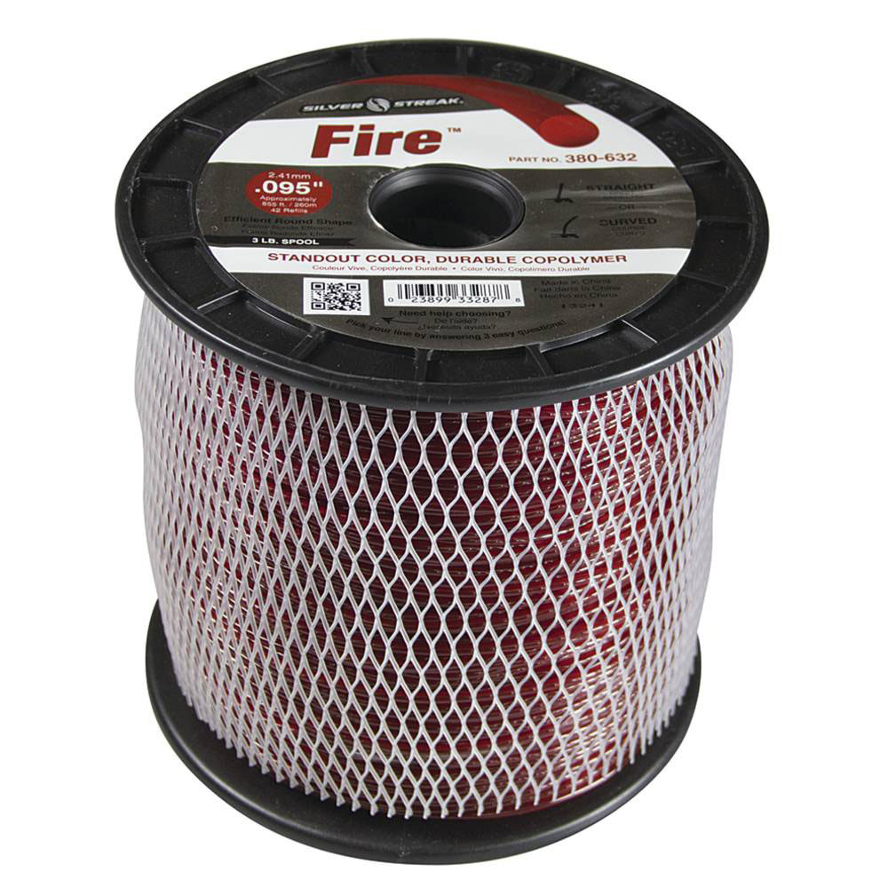 Silver Streak Fire Trimmer Line .095 3 lb. Spool / 380-632