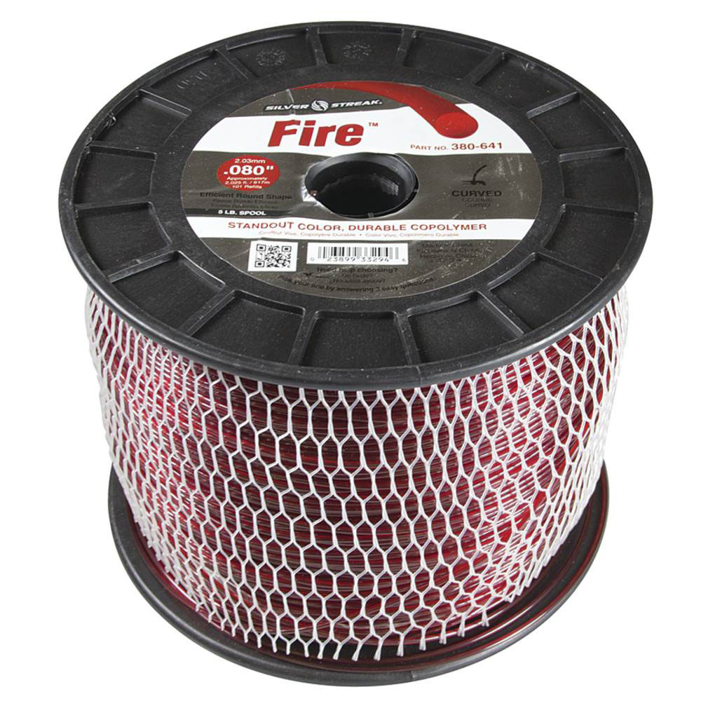 Silver Streak Fire Trimmer Line .080 5 lb. Spool / 380-641