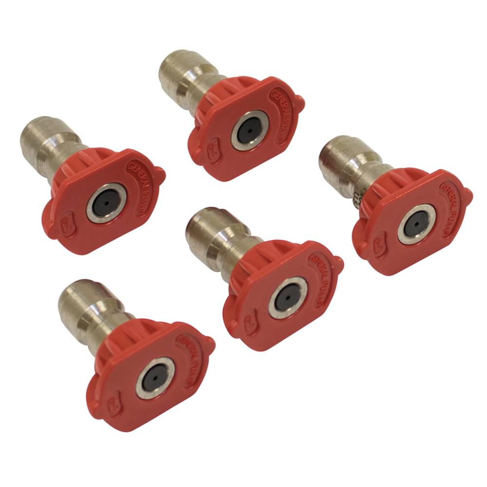 Spray Nozzles 3.0 Red, 5 Pack for GP SHC00030Q / 758-058