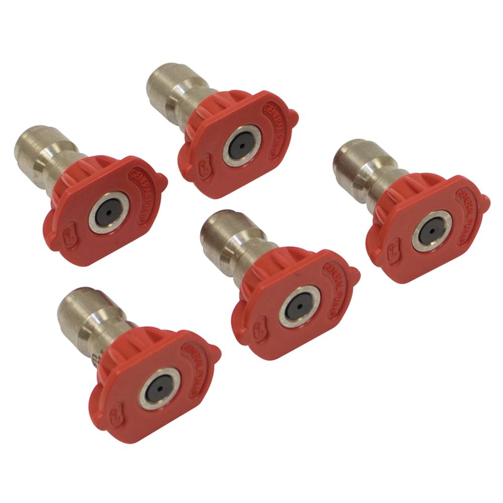 Spray Nozzles 4.0 Red, 5 Pack for GP SHC00040Q / 758-067