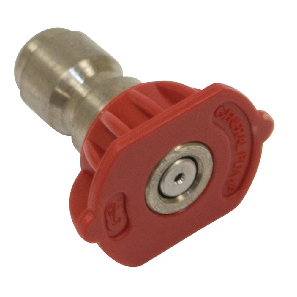 General Pump Pressure Washer Nozzle 0 Degree, Size 4.5, Red / 758-307