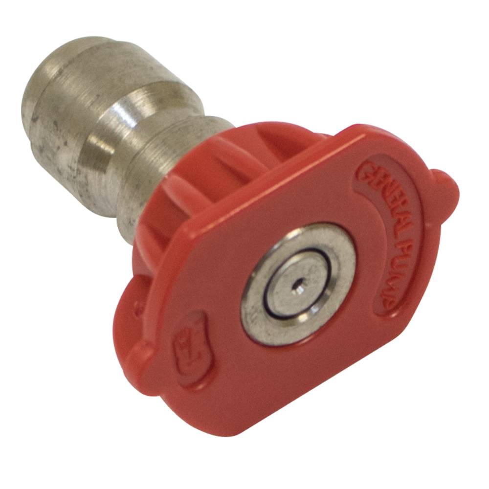 General Pump Pressure Washer Nozzle 0 Degree, Size 3.0, Red / 758-390