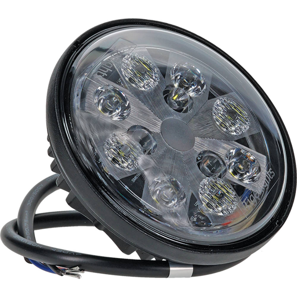 Tiger Lights 24W LED Sealed Round Hi/Lo Beam with Wired Cable / TL3020