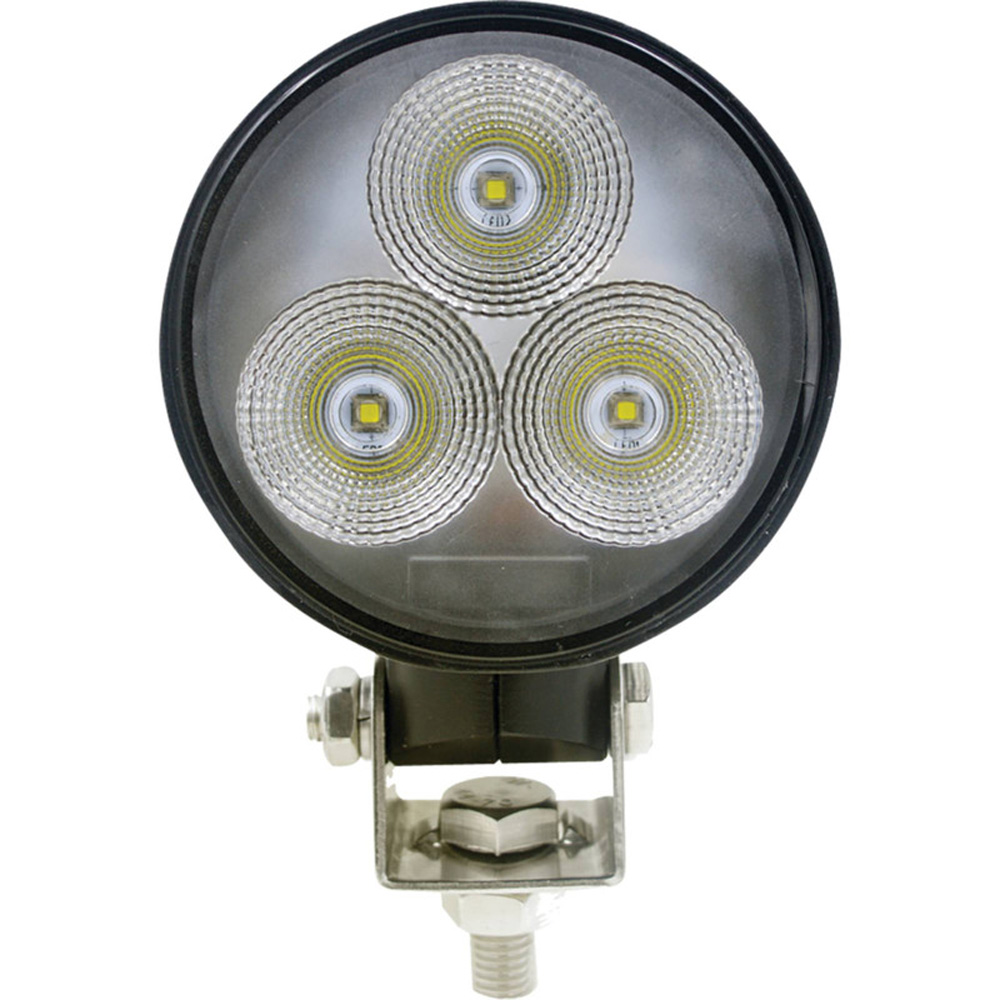Tiger Lights Round LED Headlight w/ Swivel Mount for John Deere AXE20661 / TL8090