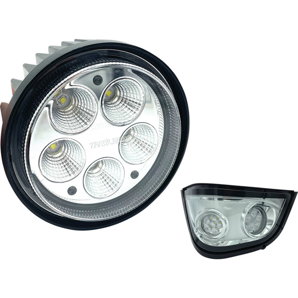 Tiger Lights LED Large Round Headlight Insert for John Deere R Series / TL8620