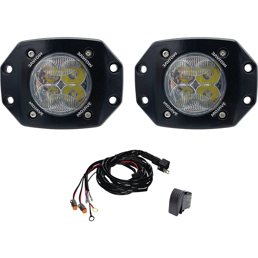 Tiger Lights Dual LED 3" Flush Mount Mojave Light Kit / TLM3-FM-KIT
