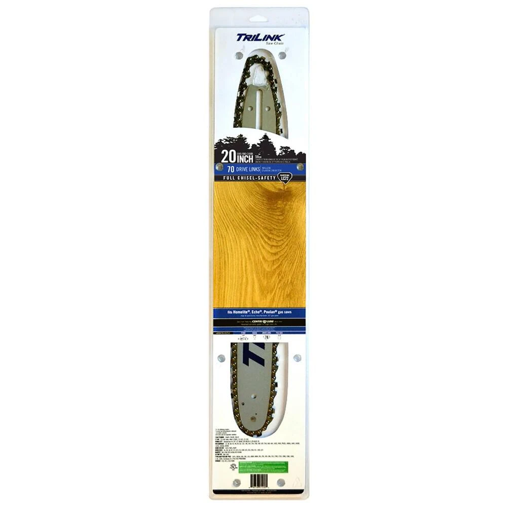 TriLink 20", 3/8" Chisel, .050", 72 DL Bar and Chain Combo / BL8502072-11095TL2