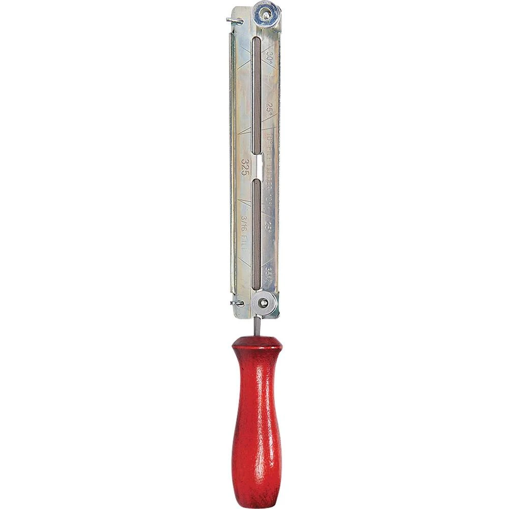 TriLink Chainsaw 3/16" Round File with Guide / 316FGTK