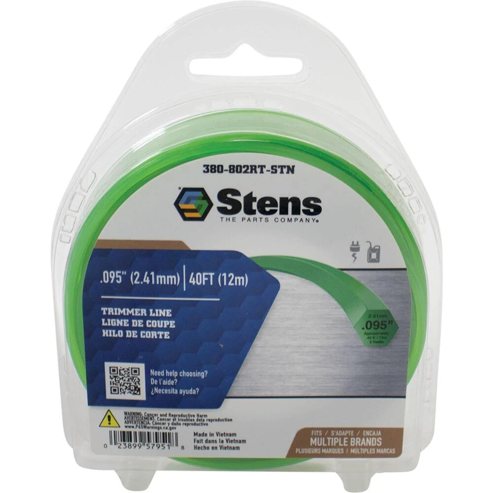 Silver Streak Edge .095 40' Clam Shell Trimmer Line / 380-802RT-STN