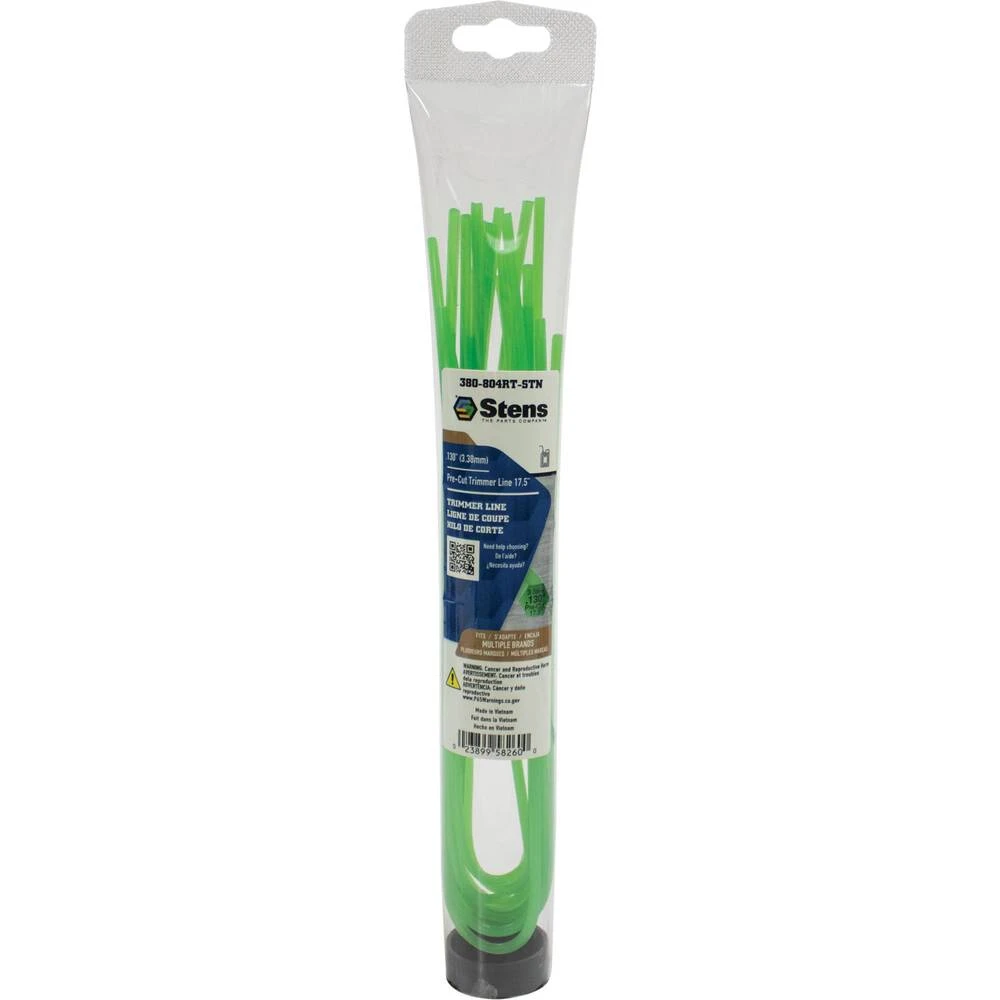 Silver Streak Edge .130 Pre-Cut Trimmer Line / 380-804RT-STN