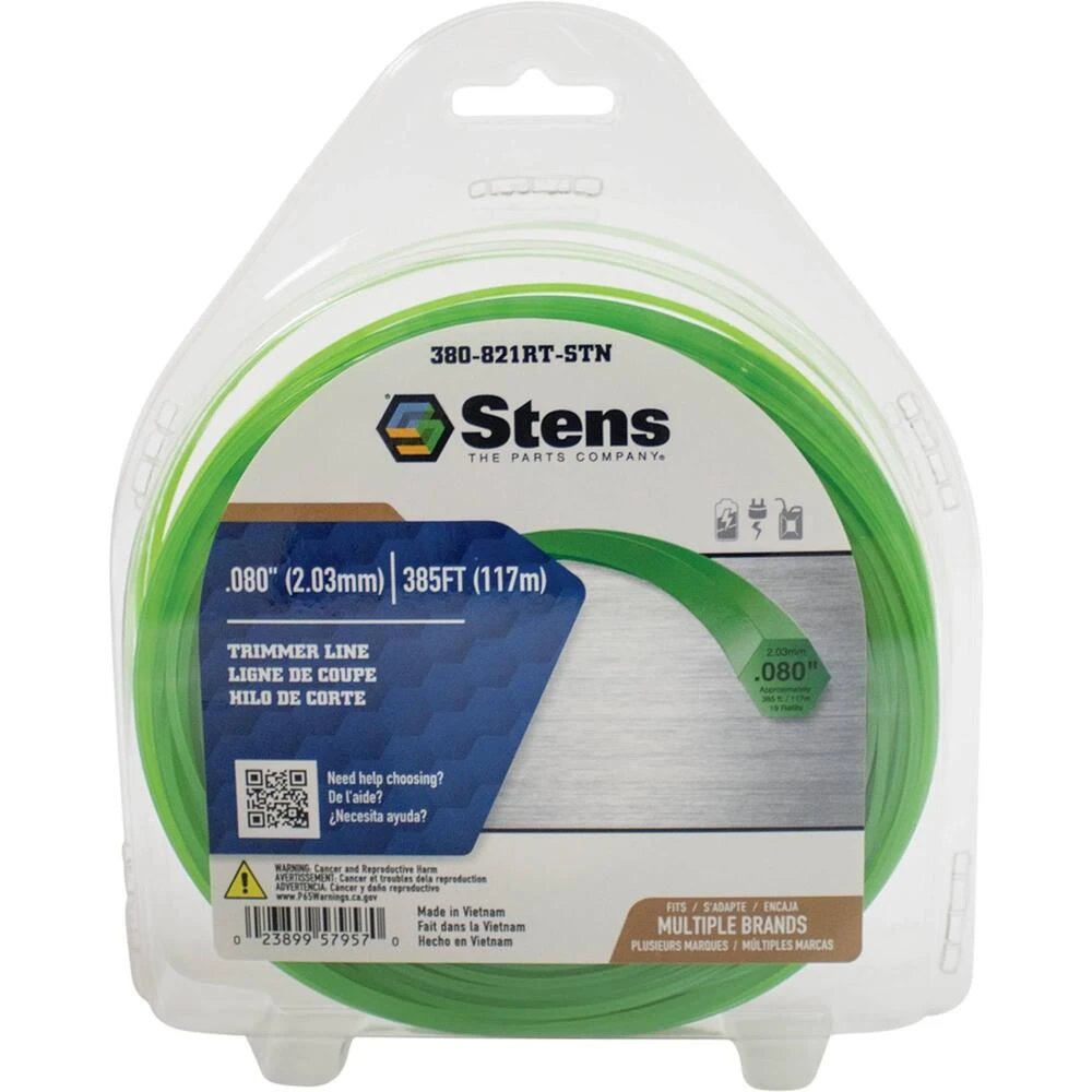 Silver Streak Edge .080 1 lb. Donut Trimmer Line / 380-821RT-STN