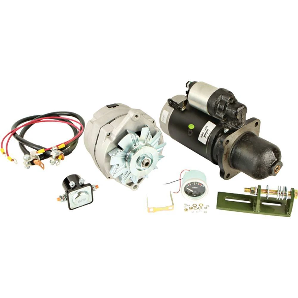 J&N Electrical Products 24V to 12V Alternator and Starter Conversion Kit for John Deere / 400-14196