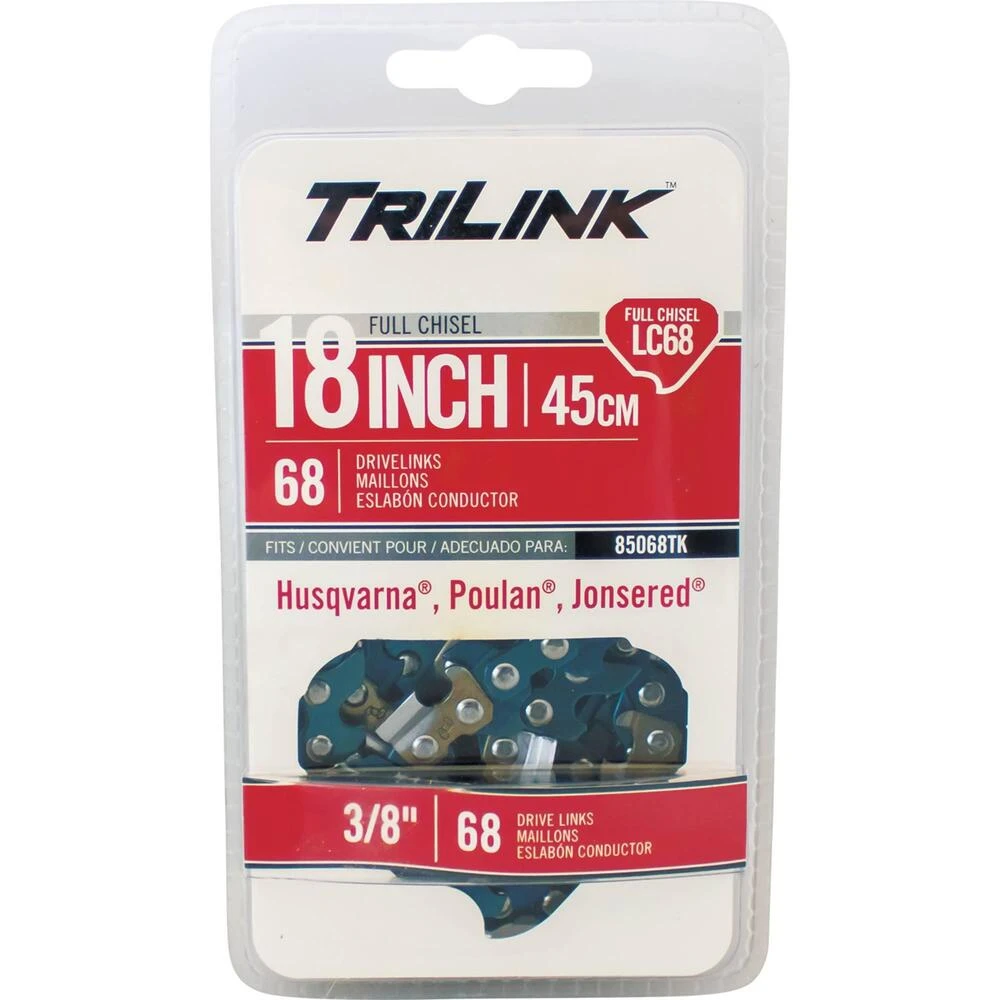 TriLink Chainsaw Chain 68 DL 3/8", .050", Chisel / 85068TK