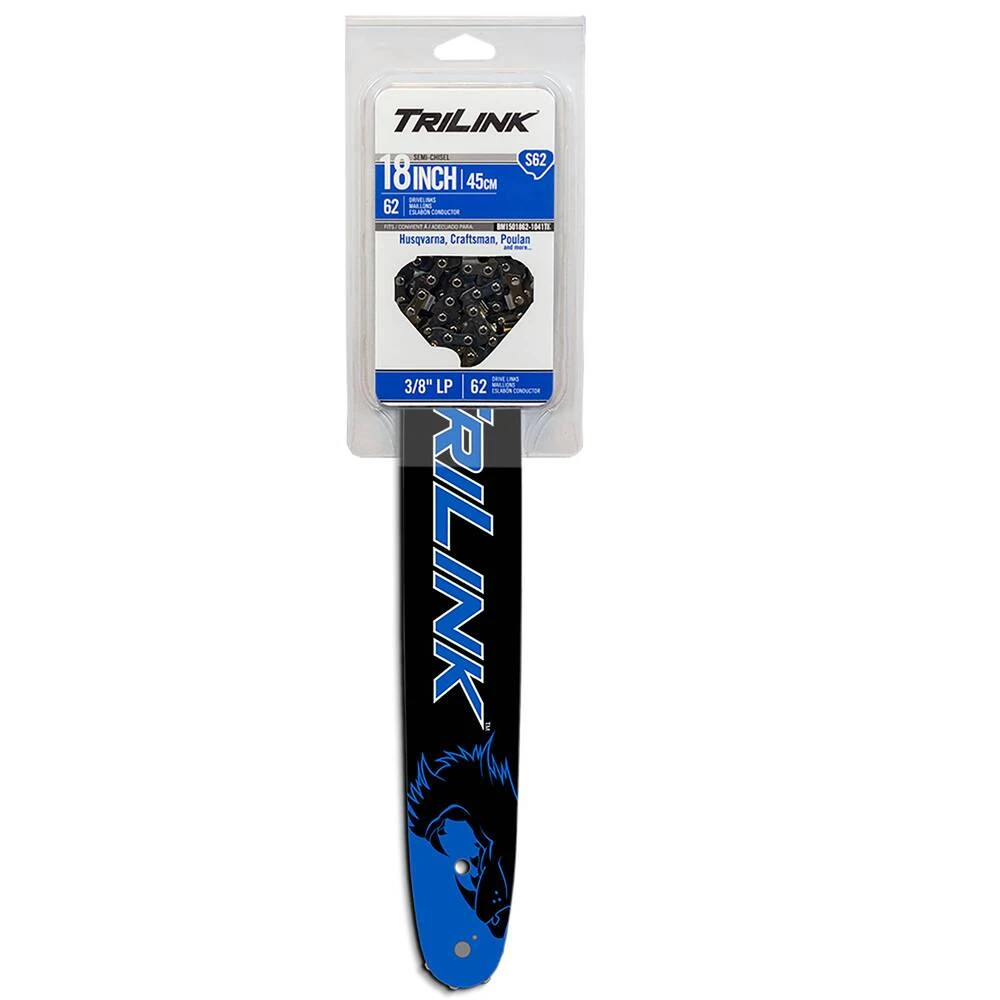 18" Bar and Chain Combo 3/8" LP, .050", 62 DL/ BM1501862-1041TK
